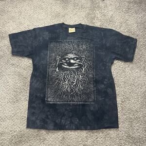 Vtg The Mountain Troll T-Shirt Tie Dye Woods Nature Mythical Mens Size XL